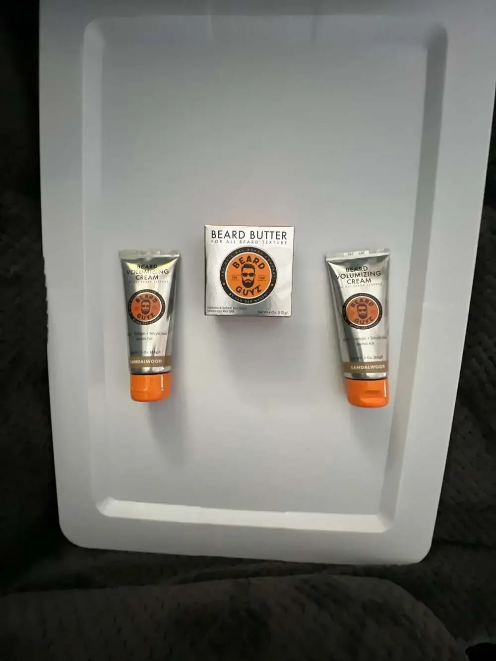 Beard Guyz Beard Volumizing Cream and Beard Butter Set - Sandalwood